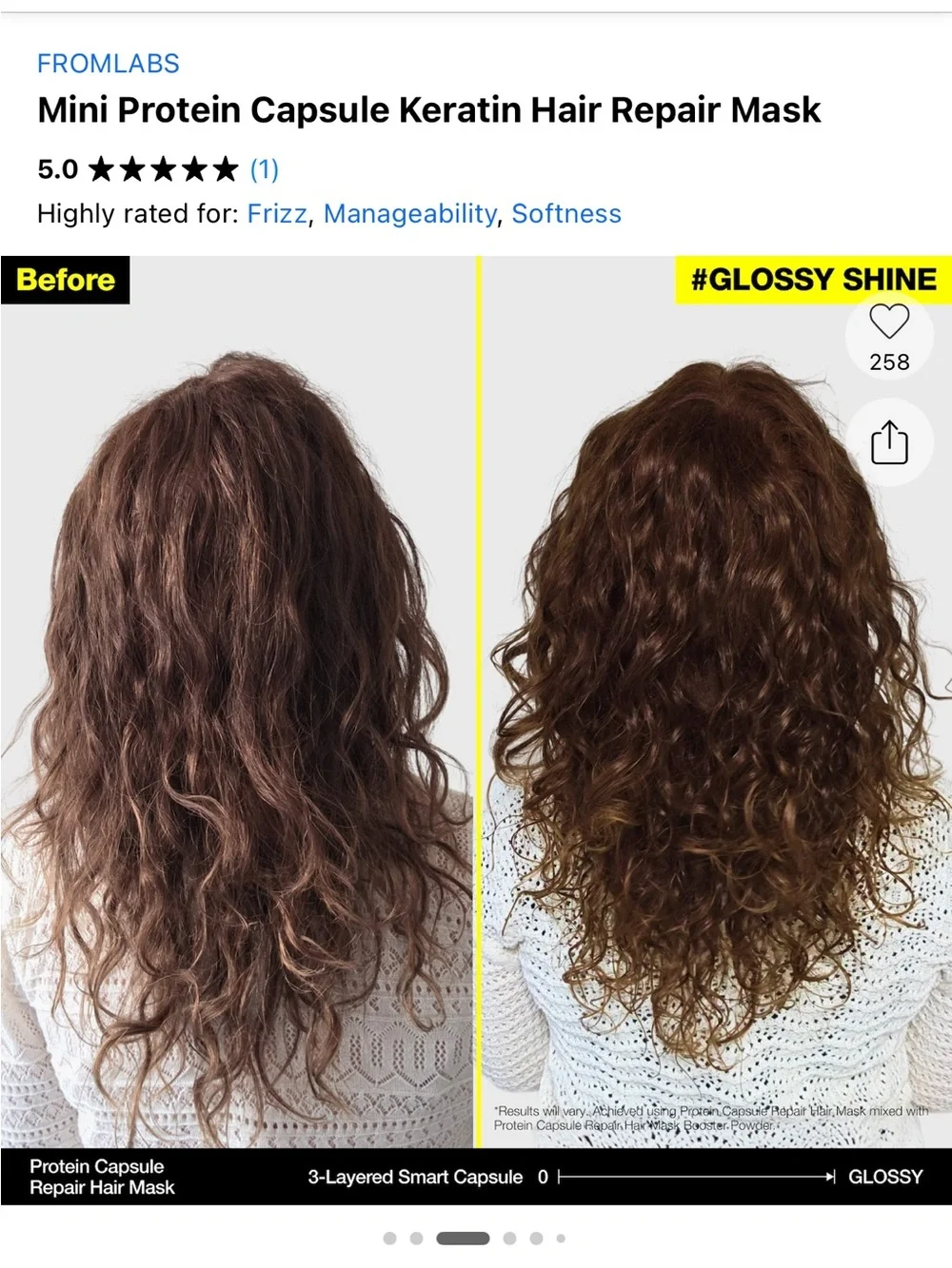 New launch from Sephora : Protein Capsule Hair Repair Treatment and Spray